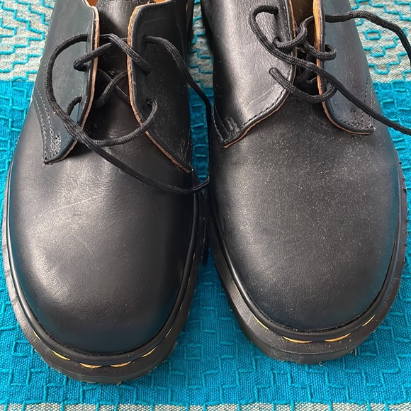 Black Doc Martens Plain Toe Derby. - Picture 5 of 7